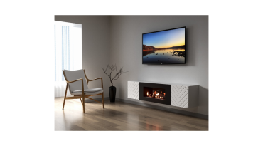 Тумба с биокамином Firelight BFP-P1700V белая